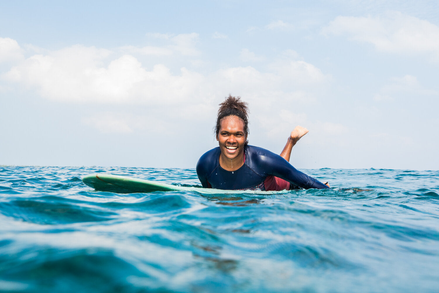 Risu Kalotiti ambassador of Surfers for Climate