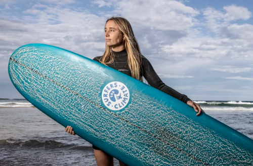 Tully White ambassador of Surfers for Climate