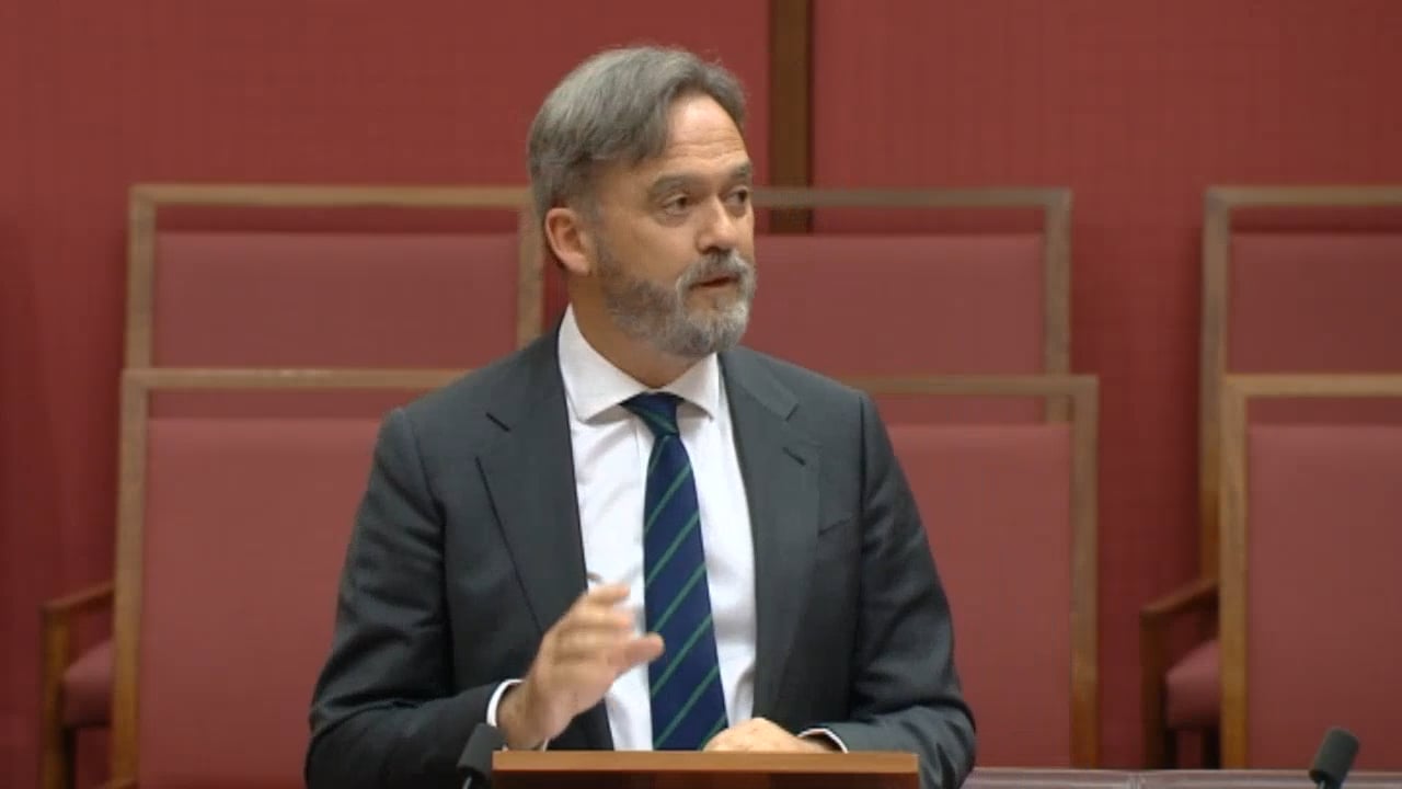 Load video: Watch Senator Andrew McLachlan rally the Federal Senate to protect the Bight for good. Mentioning Surfers for Climate&#39;s Josh Kirkman in his bid to get the Great Australian Bight world heritage listed.