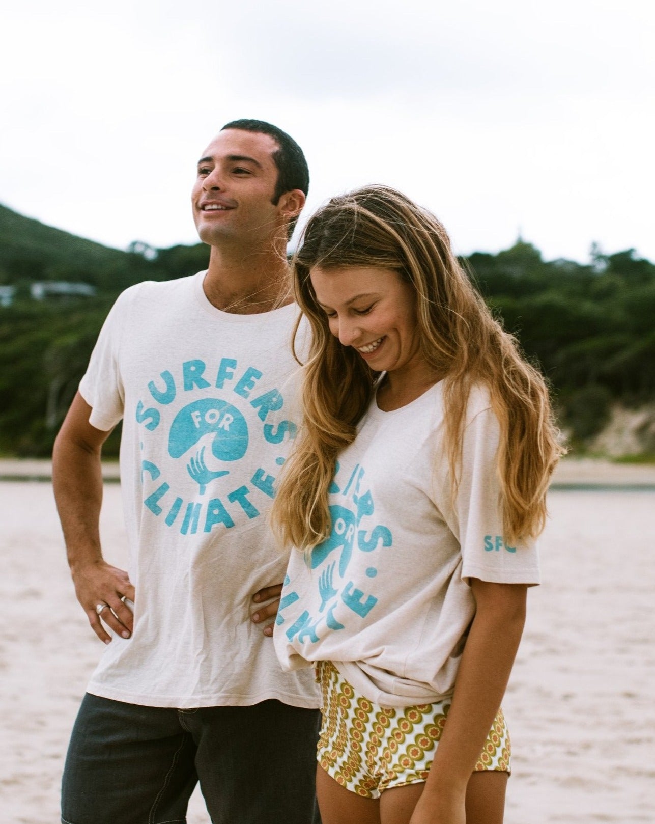 Surfers for Climate Premium Hemp Tee